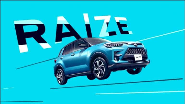 What has Toyota equipped the Raize SUV s interior with