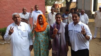 Voting in Haryana -