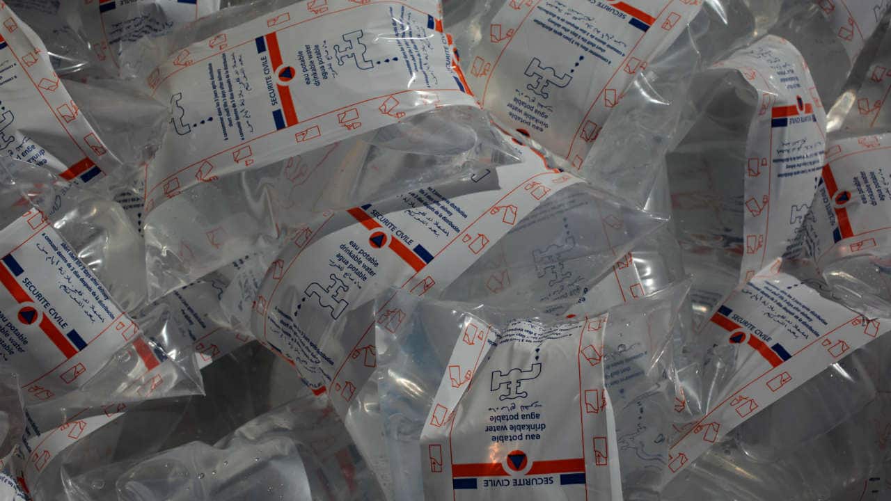 Banned | Plastic mineral water pouches. (Image: Reuters)