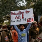 2 JNU students' protest