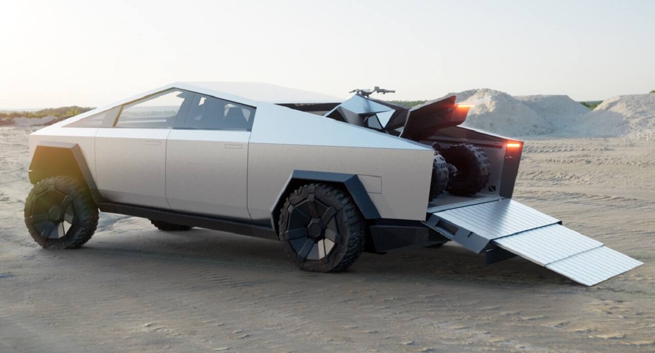 The truck comes with adjustable air suspension that you can use to raise and lower four inches in either direction for easy access to the truck or the vault. The vault or boot space, is a mammoth, 6.5 feet in all variants. (Image Source: Tesla.com)