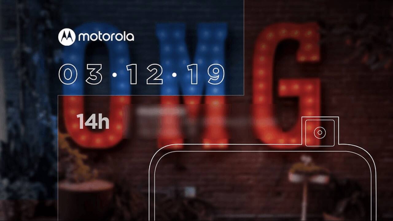 Motorola confirms smartphone with pop-up selfie camera arriving on Dec 3