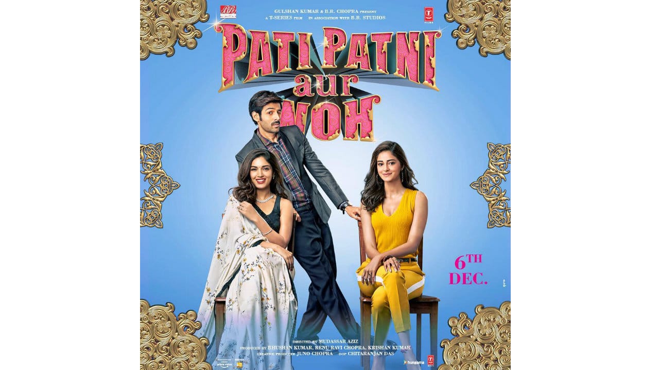 Pati Patni aur Woh poster (Image: Twitter/@TheAaryanKartik)