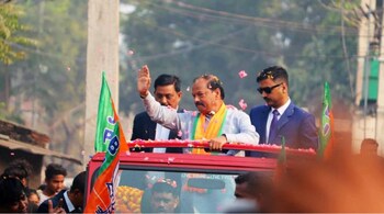 Jharkhand CM Raghubar Das during the campaign (Image: Twitter/@dasraghubar)