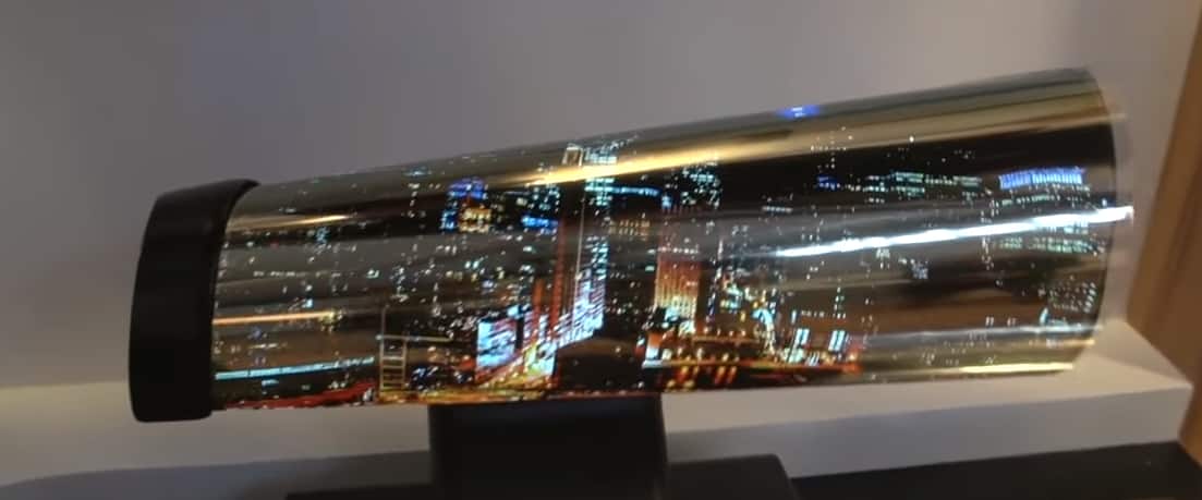 LG's foldable television