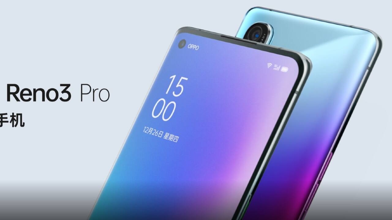 Oppo Reno3 and Reno3 Pro 5G arriving on December 26