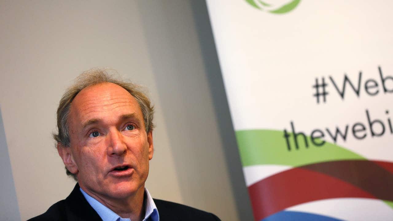 Answer: Sir Timothy &quot;Tim&quot; John Berners-Lee, World Wide Web. (Image: Reuters)