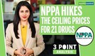 3-Point Analysis | NPPA hikes ceiling price for 21 drugs