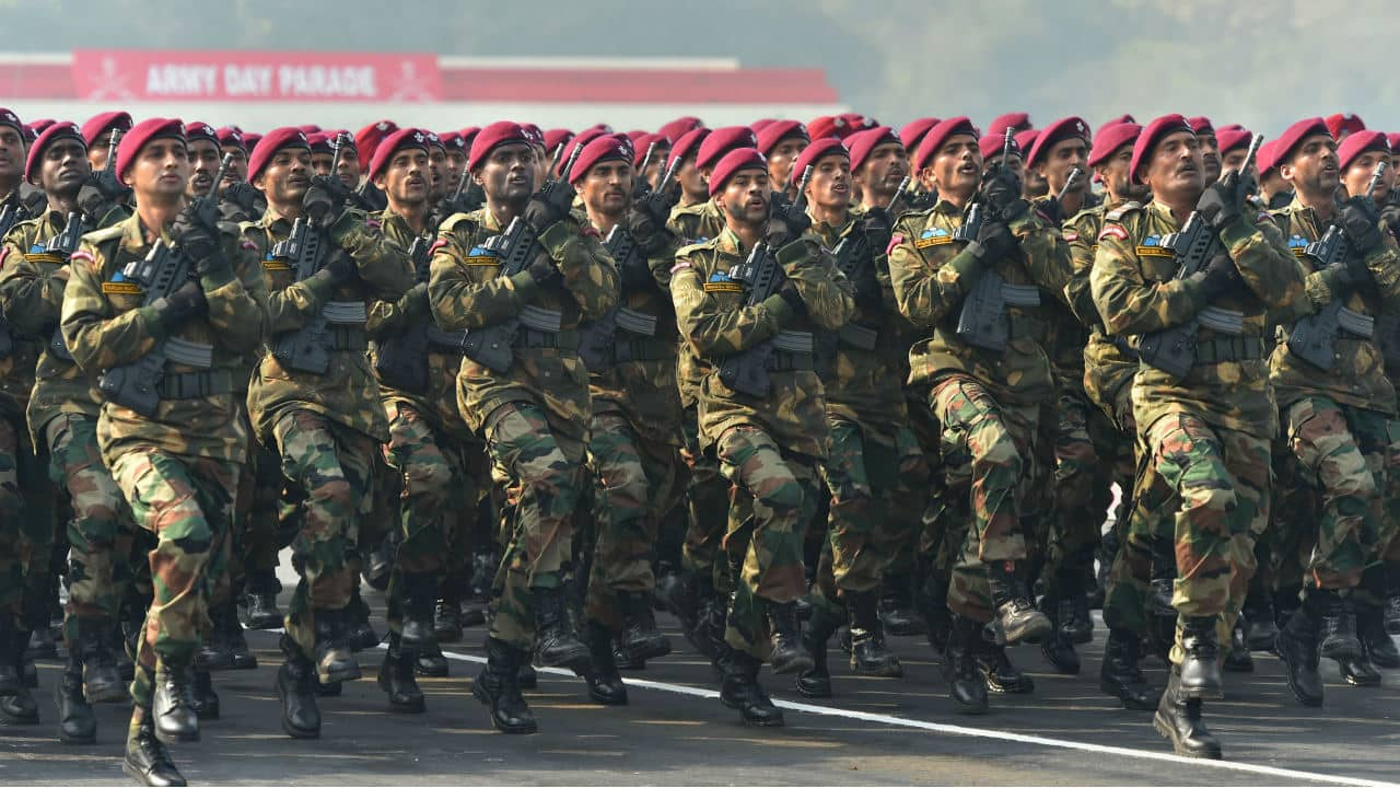 Pics: Indian Army unveils new uniform at the parade ground on Army