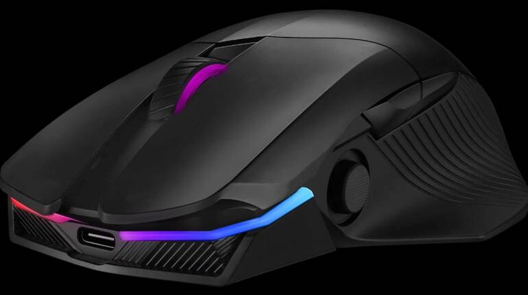 Asus Rog Chakram Is A Wireless Gaming Mouse With A Programmable Joystick Asus Rog Chakram Is A Wireless Gaming Mouse With A Programmable Joystick