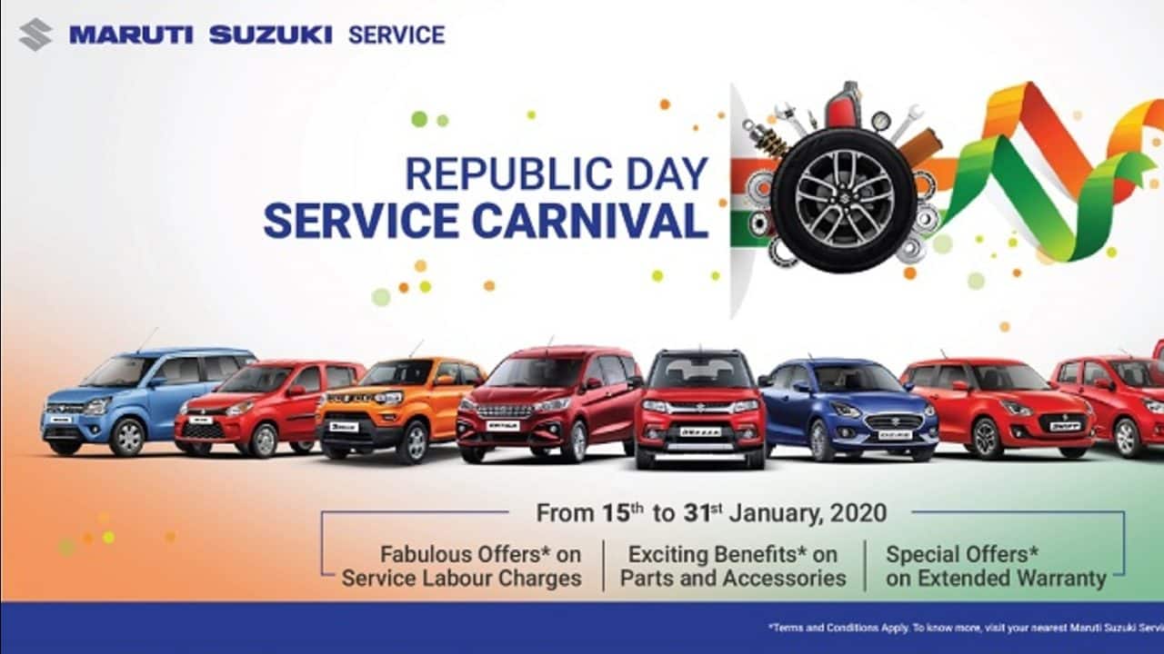 Republic Day 2020: Maruti Suzuki service camp to offer benefits on car repairs, accessories, parts and more