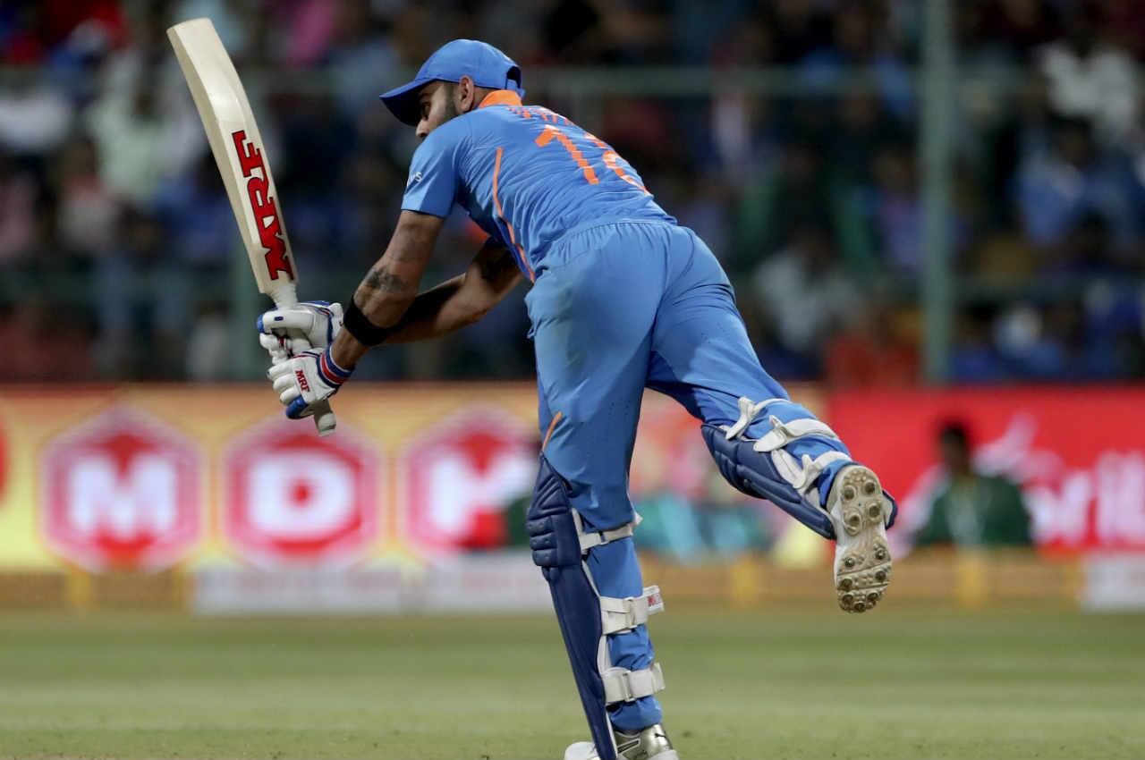 Virat Kohli has highest score of 94 in T20 international against West Indies.