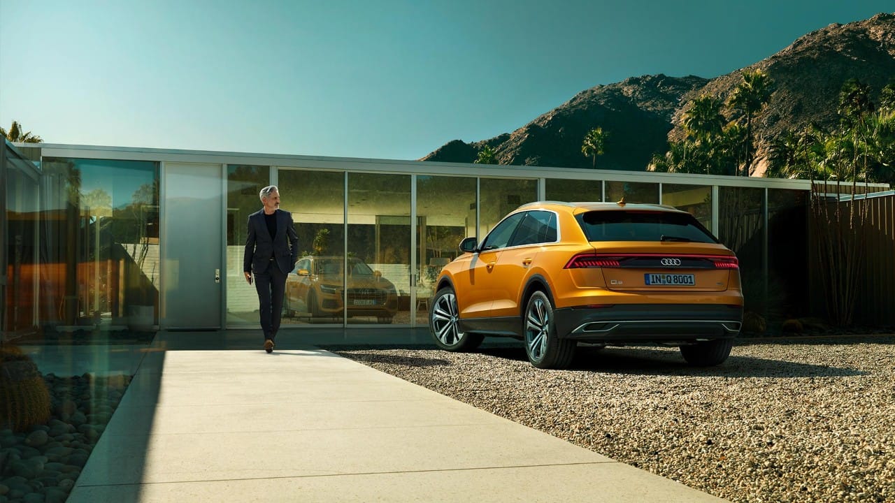 Audi has also given customers an optional all-wheel-steering system. This allows for the rear wheels to also turn in a certain direction depending on speed. (Image source: Audi)
