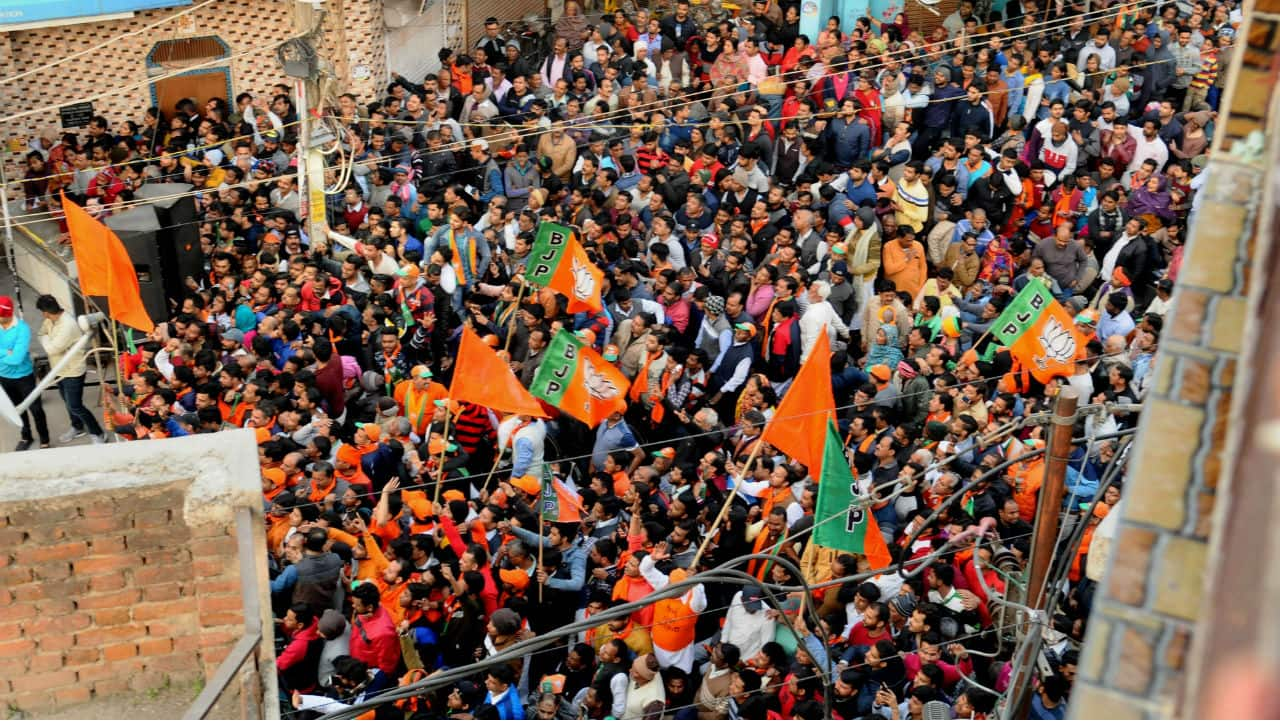 In Pics | Campaign Trail — Leaders Get Into Rally Mode As Delhi Gets ...