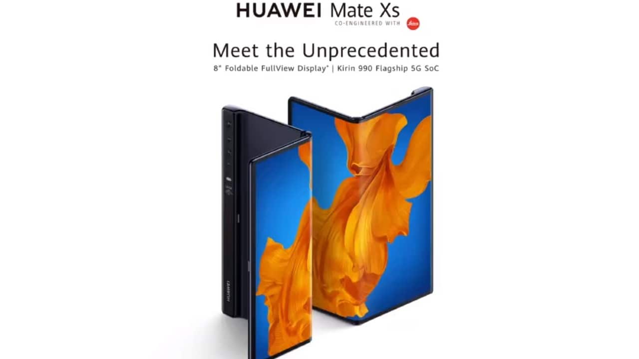 Huawei Mate Xs launches foldable smartphone with Kirin 990 5G SoC