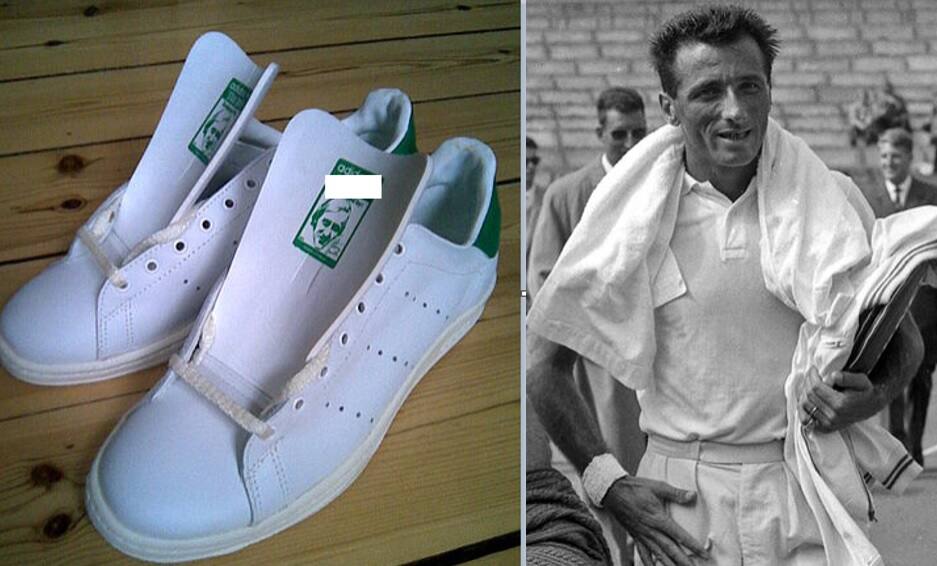 Q12. These shoes, made by Horst Dassler, the son of Adolf, were originally named after Robert Haillet, the French tennis star. How do we know them now? 