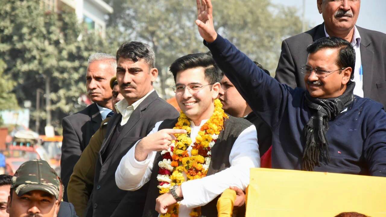 Raghav Chadha: The yout face of AAP, Chadha is the National Spokesperson of AAP and a member of the party's National Executive. (Image: Twitter/@raghav_chadha)