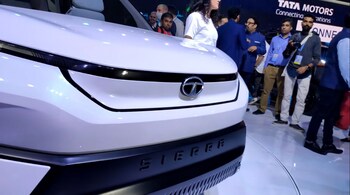 It gets a set of sleek LED lights on both ends along with a crisp grille and the ‘SIERRA’ embossing on the bumper and bootlid. It also gets a set of dual-tone alloy wheels to further modernize its look. (Image: Overdrive)