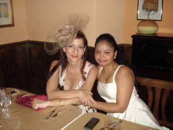 Francesca Marino and Sandhya