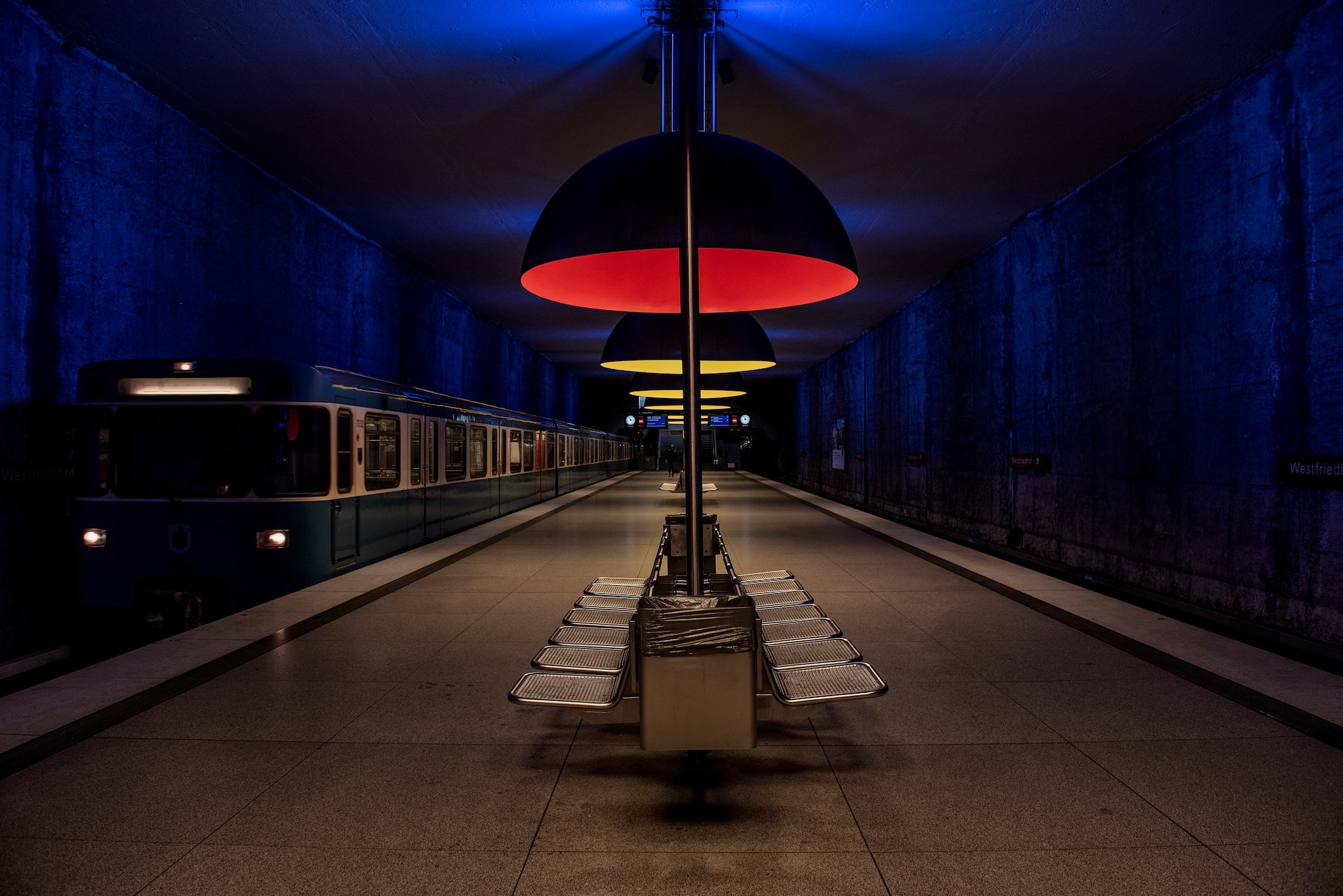 A subway station in Munich, Germany, March 21, 2020. (Laetitia Vancon/The New York Times)