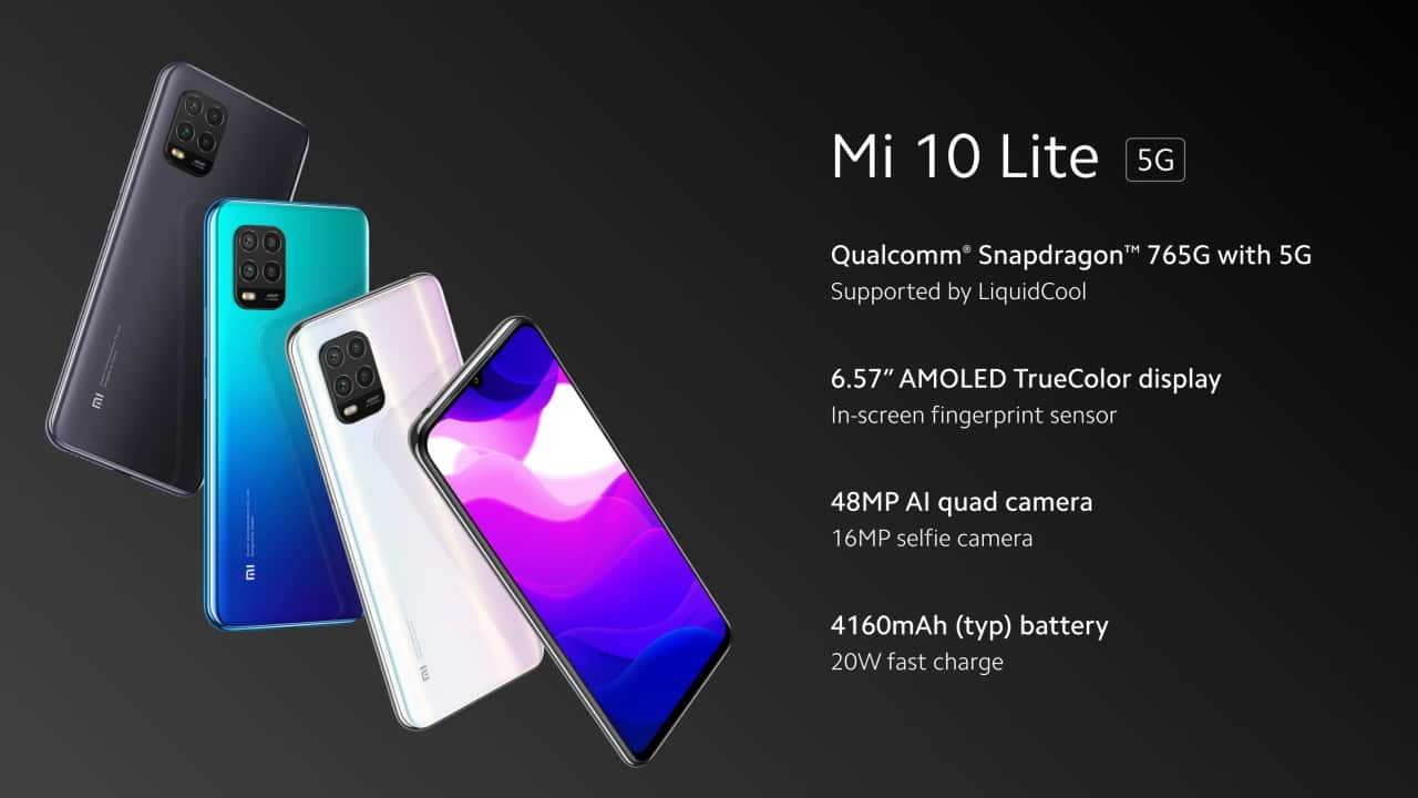 Xiaomi Mi 10 Lite is a mid-range 5G smartphone geared for global
