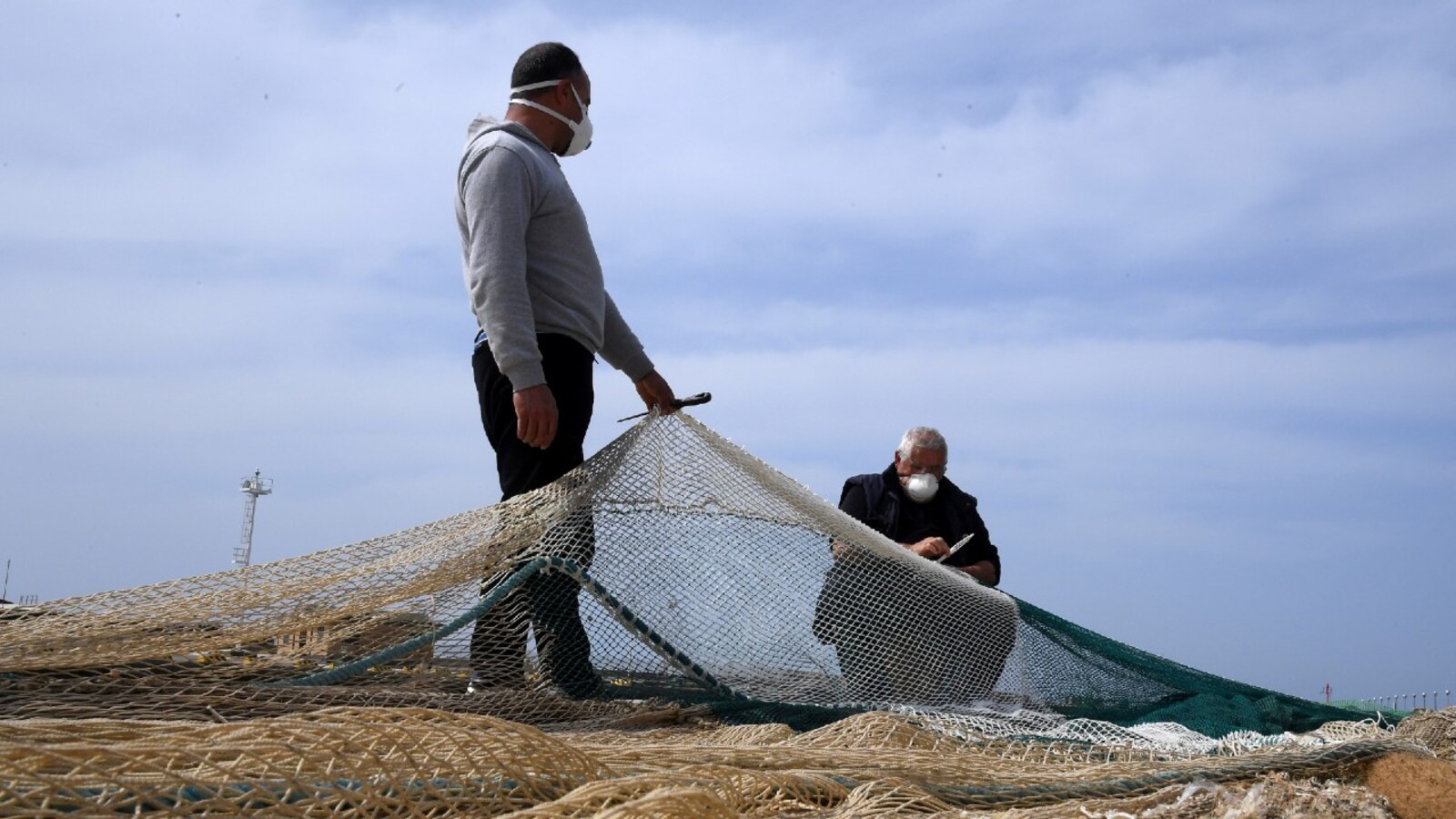 Fishing Net. Man Image & Photo (Free Trial)