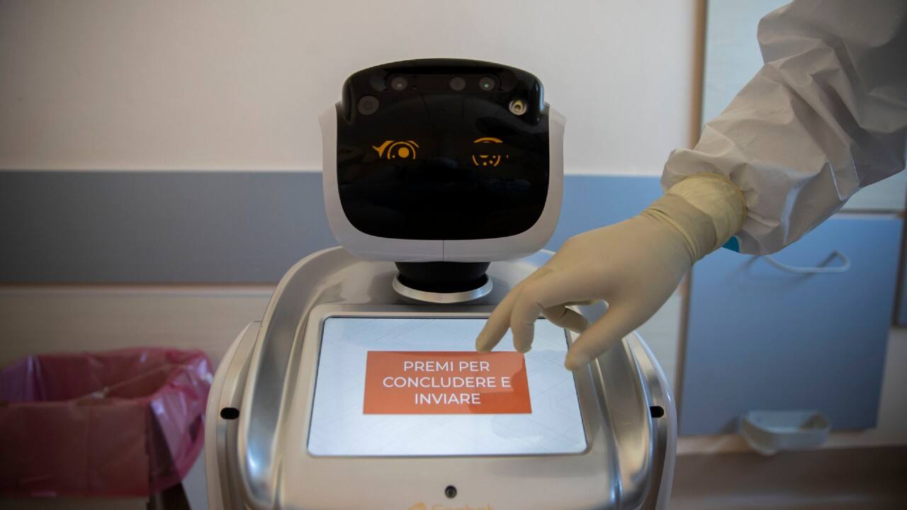 From cleaning floors to keeping patients' company, these robots are helping doctors fight coronavirus