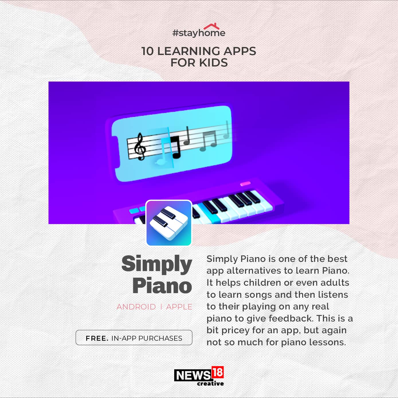 No 9 | Simply piano (Image: News18 Creative)