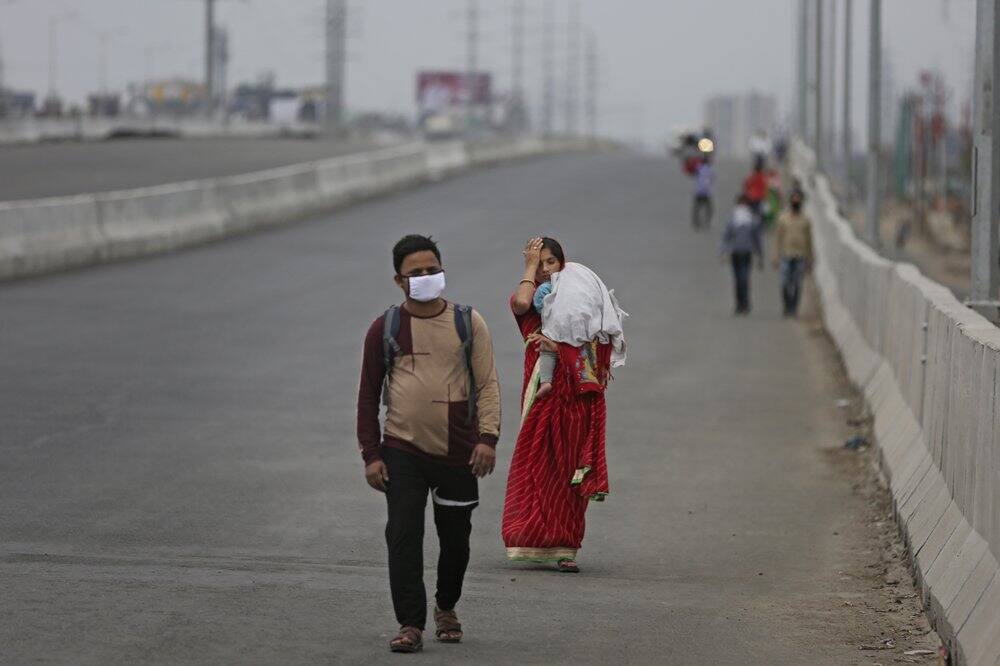 With no money in hand to feed his family back at home, Dayaram is still relieved as at least he would have a home to shelter his family and they will be together during this pandemic situation. (Image: Reuters)