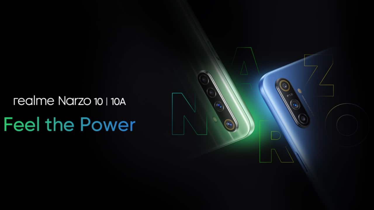 After more than a month and two cancelled launch events, the Realme Narzo series finally debuted in India. The Narzo 10 and Narzo 10A are the latest additions to Realme's smartphone portfolio. The Realme Narzo 10A is an entry-level smartphone with a triple-camera setup, MediaTek G70 chipset, 5,000 mAh battery and a rear-mounted fingerprint reader. The Realme Narzo 10 packs a 48-megapixel quad-camera setup, MediaTek G80 SoC and 5,000 mAh battery as well as 18W quick charge support. The Realme Narzo 10 is priced at Rs 11,999 for the 4GB/128GB model, while the Narzo 10A costs Rs 8,499 for the 3GB/32GB variant. Both the phones are only available in one configuration. After more than a month and two cancelled launch events, the Realme Narzo series finally debuted in India. The Narzo 10 and Narzo 10A are the latest additions to Realme's smartphone portfolio. The Realme Narzo 10A is an entry-level smartphone with a triple-camera setup, MediaTek G70 chipset, 5,000 mAh battery and a rear-mounted fingerprint reader. The Realme Narzo 10 packs a 48-megapixel quad-camera setup, MediaTek G80 SoC and 5,000 mAh battery as well as 18W quick charge support. The Realme Narzo 10 is priced at Rs 11,999 for the 4GB/128GB model, while the Narzo 10A costs Rs 8,499 for the 3GB/32GB variant. Both the phones are only available in one configuration.