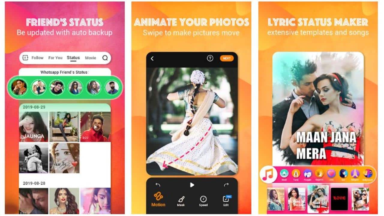 UVideo | UVideo is an app that provides video statues for WhatsApp. UVideo allows you to download high-quality videos for WhatsApp and share them as your statuses. The app also has a bunch of features to make the overall experience more entertaining. According to Sensor Tower, first spotted by The Print, UVideo gained popularity during the lockdown, hitting 8.6 million users between March 25 to April 10. The app currently has over 50 million users worldwide. 