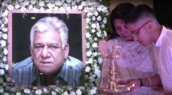 Nandita Puri at Om Puri prayer meet.