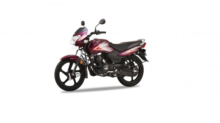 Tvs sport bike shocker price hot sale