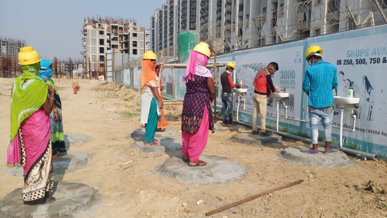 Coronavirus pandemic | Work resumes at 60 construction sites in Gurugram