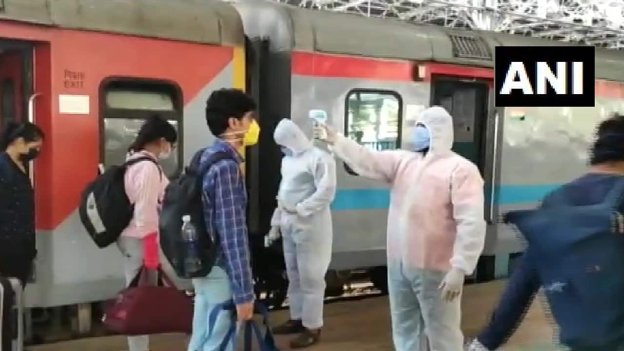 Andhra Pradesh, Jammu &amp; Kashmir and Maharashtra received three trains each (Image: Twitter @ANI)