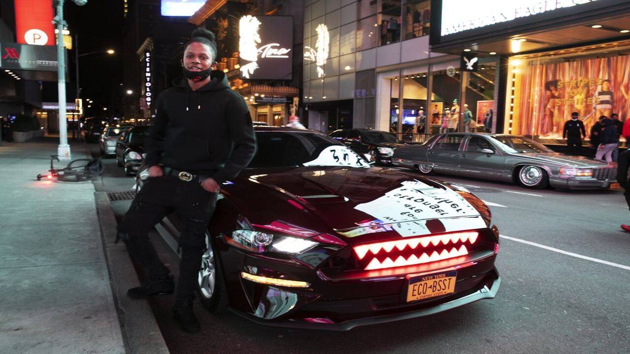 Now, Times Square has taken a turn toward Tokyo Drift, just without the “Fast and the Furious,” as car-loving New Yorkers flock to the barren streets of the theater district. (AP)