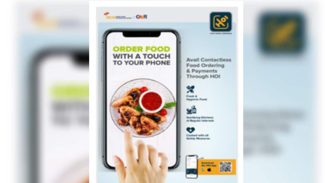 At the Delhi airport, all F&amp;B outlets will be opened to ensure there is no crowding. The airport suggests customers to stick to digital payment, and possibly download the HOI app. As you look for a seat to sit, do look out for those marked 'Dont sit on this seat.' Even if you have to stand and eat, don't risk taking these seats. (Image: Delhi International Airport Limited)