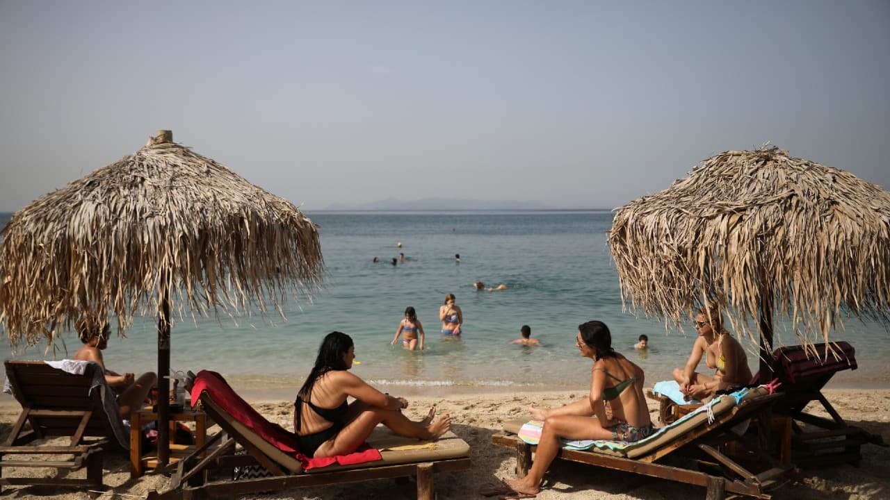 Beaches in Greece were reopened and churches welcomed the worshippers over the weekend while following the social distancing norms in a bid to contain the spread of novel coronavirus pandemic. 