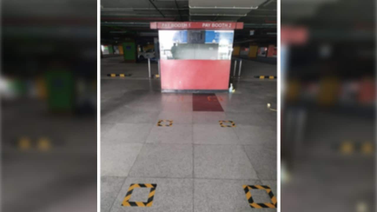 As you land and step outside the terminal, don't forget about social distancing in your hurry to catch a cab. At the pay booth also, there were will be markings. (Image: Delhi International Airport Limited)