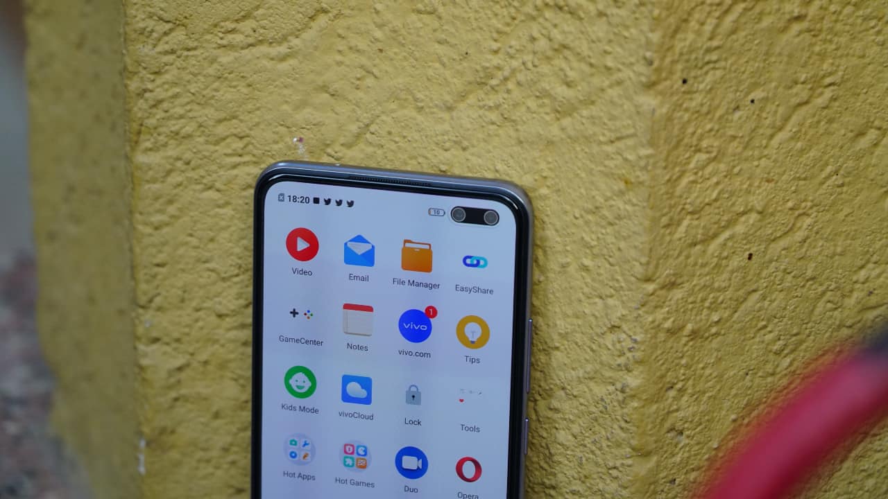 VIVO V19 front camera