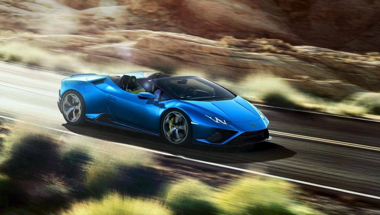 The Lamborghini Huracan Evo RWD Spyder has been launched at a starting price of $2,29,000. (Image source: Lamborghini)