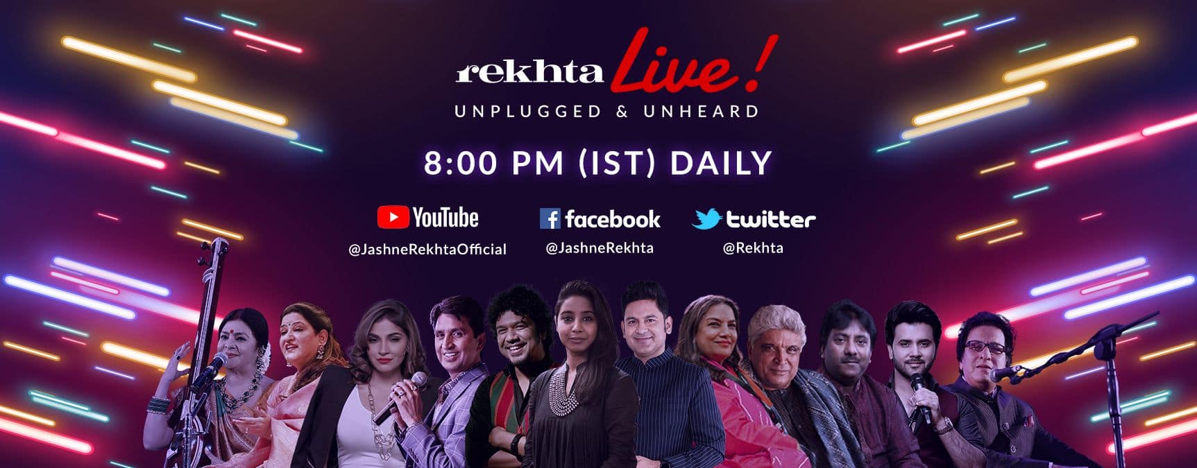 Beat lockdown blues: Set 8 pm reminder for RekhtaLive music and poetry Beat lockdown blues: Set 8 pm reminder for RekhtaLive music and poetry