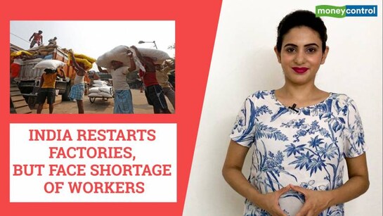 India restarts factories, faces shortage of workers