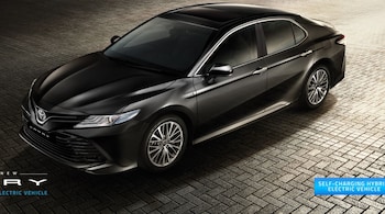 Toyota Camry | Rs 37.88 lakh | Toyota launched the Camry hybrid in India in only one fully loaded variant. Priced at Rs 37.88 lakh and while there are no changers visually, the 2.5-litre engine has been upgraded to meet the new norms. It is paired to an electric motor and the combined output stands at 221 PS. The car gets all the features you can expect including touchscreen infotainment system, head-up display, three-zone climate control, adjustable rear seats, front seats with lumbar support and a sun roof. Safety too, is top of the line with nine airbags, rain sensing wipers and tyre pressure monitoring system among others.