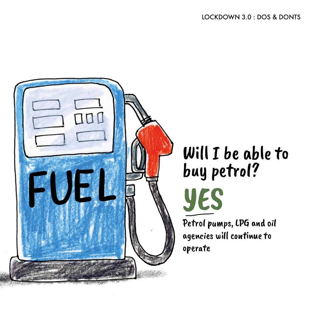 Fuel stations are allowed to operate. (Image: News18 Creative)