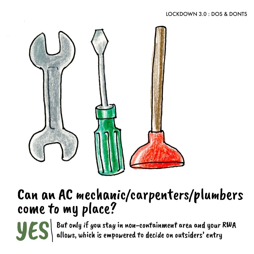 Do check wth your RWA before calling a plumber, electrician or mechanic. (Image: News18 Creative)