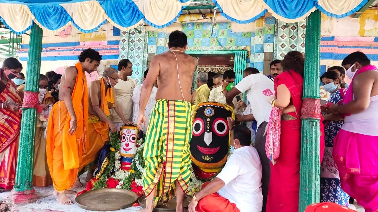 In Pics Jagannath Rath Yatra 2020 celebration devoid of devotees