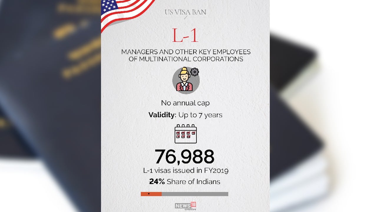 L-1 visa for managers and other key employees of multinational corporations. (Image: News18 Creative)