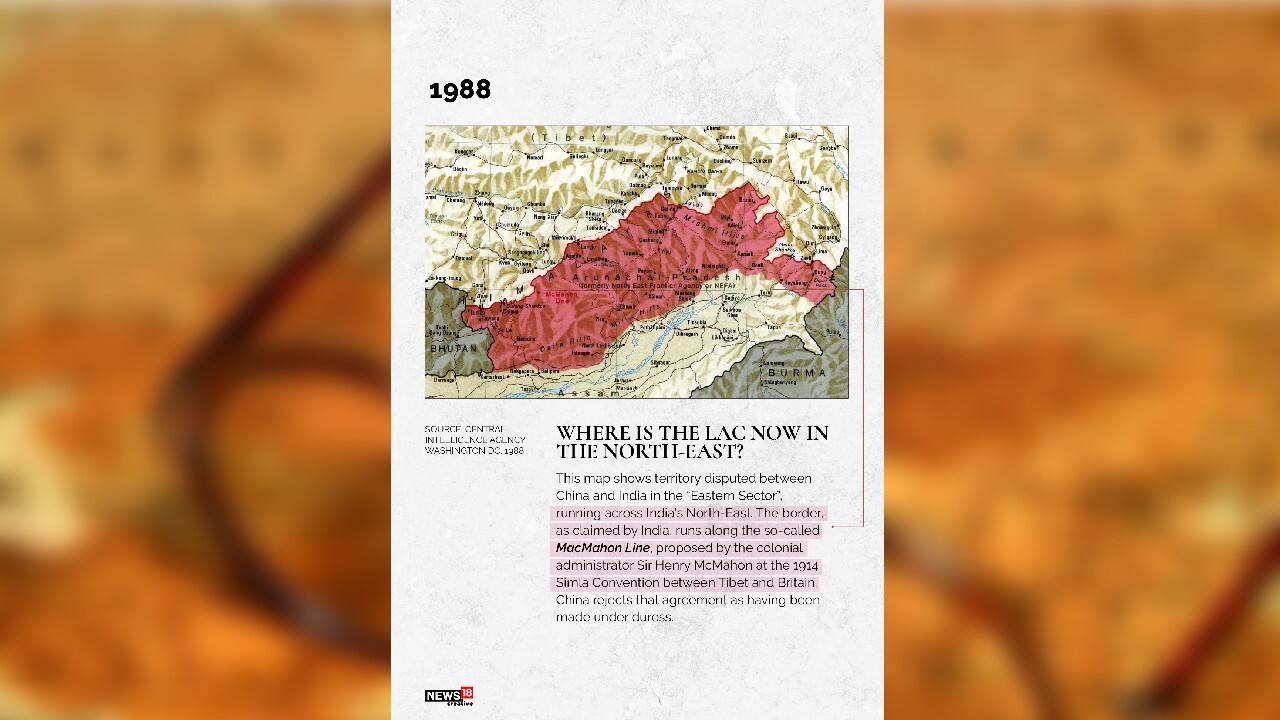 1988 | Where is the LAC now in the northeast? (Image: News18 Creative)
