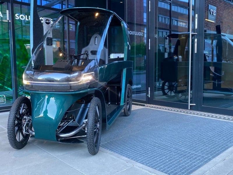 In terms of dimensions too, at 34 inches wide, the e-bike is not that much larger than a mountain electric bike. It is quite a bit heavy, however, at 70 kg